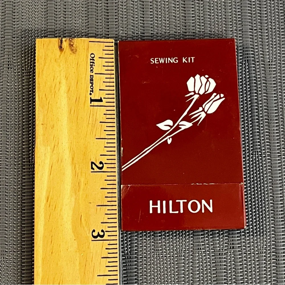 Vintage Set of Hilton Hotel Sewing Kits Unused - Set of 15